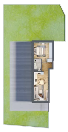 2 pokoje, mieszkanie 39,06 m², parter, oferta nr A2.0/4, Osiedle Pod Jeleniami, Jelenia Góra, Śródmieście, ul. Kadetów 2