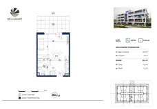 1 pokój, apartament inwestycyjny 29,40 m², parter, oferta nr M5, Sea Light Residence, Gąski, ul Nadbrzeżna