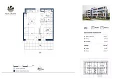 2 pokoje, apartament inwestycyjny 36,50 m², parter, oferta nr M9, Sea Light Residence, Gąski, ul Nadbrzeżna