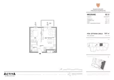 2 pokoje, mieszkanie 38,97 m², piętro 1, oferta nr B2.12, Kamienice Pruszczańskie, Pruszcz Gdański, ul. Grunwaldzka 71B, 71D