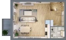 3 pokoje, mieszkanie 62,05 m², piętro 2, oferta nr 3A_36, Nowa Północ, Szczecin, Północ, Stołczyn, ul. Sobola
