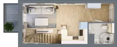 2 pokoje, mieszkanie 41,29 m², piętro 2, oferta nr 4A_25, Nowa Północ, Szczecin, Północ, Stołczyn, ul. Sobola