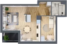 2 pokoje, mieszkanie 46,70 m², piętro 1, oferta nr 10A07, Ursus Centralny, Warszawa, Ursus, Szamoty, ul. Kazimierza Gierdziejewskiego