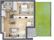 2 pokoje, mieszkanie 45,79 m², parter, oferta nr 10C40, Ursus Centralny, Warszawa, Ursus, Szamoty, ul. Kazimierza Gierdziejewskiego