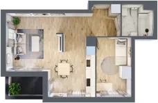 2 pokoje, mieszkanie 46,70 m², piętro 4, oferta nr 10A19, Ursus Centralny, Warszawa, Ursus, Szamoty, ul. Kazimierza Gierdziejewskiego