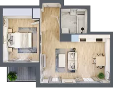 2 pokoje, mieszkanie 45,32 m², piętro 2, oferta nr 8B042, Ursus Centralny, Warszawa, Ursus, Szamoty, ul. Kazimierza Gierdziejewskiego