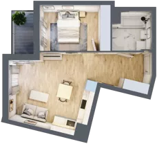 2 pokoje, mieszkanie 42,36 m², piętro 2, oferta nr 9B042, Ursus Centralny, Warszawa, Ursus, Szamoty, ul. Kazimierza Gierdziejewskiego