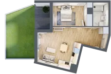 2 pokoje, mieszkanie 44,81 m², parter, oferta nr 9B029, Ursus Centralny, Warszawa, Ursus, Szamoty, ul. Kazimierza Gierdziejewskiego