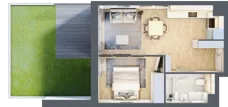 2 pokoje, mieszkanie 36,13 m², parter, oferta nr C085, Grunwald Między Drzewami 3, Poznań, Grunwald, Grunwald Południe, ul. Unii Europejskiej / Smardzewska