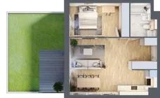2 pokoje, mieszkanie 49,92 m², parter, oferta nr C086, Grunwald Między Drzewami 3, Poznań, Grunwald, Grunwald Południe, ul. Unii Europejskiej / Smardzewska