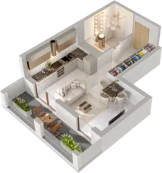 1 pokój, mieszkanie 30,65 m², piętro 10, oferta nr B/B11-5-182, Gemini G-7, Kielce, Centrum, ul. Górna 7