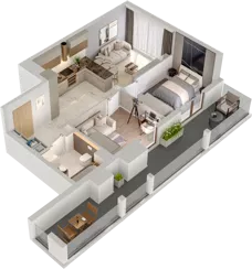 3 pokoje, mieszkanie 49,63 m², piętro 10, oferta nr A/A11-7-86, Gemini G-7, Kielce, Centrum, ul. Górna 7
