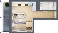 1 pokój, mieszkanie 27,86 m², piętro 5, oferta nr A/A6-4-40, Gemini G-7, Kielce, Centrum, ul. Górna 7