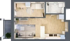 2 pokoje, mieszkanie 36,76 m², piętro 10, oferta nr A/A11-5-84, Gemini G-7, Kielce, Centrum, ul. Górna 7