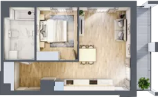 2 pokoje, mieszkanie 45,34 m², piętro 10, oferta nr A/A11-8-87, Gemini G-7, Kielce, Centrum, ul. Górna 7