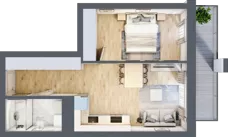 2 pokoje, mieszkanie 38,73 m², piętro 4, oferta nr B/B5-5-122, Gemini G-7, Kielce, Centrum, ul. Górna 7