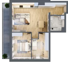 3 pokoje, mieszkanie 65,45 m², piętro 8, oferta nr B/B9-8-165, Gemini G-7, Kielce, Centrum, ul. Górna 7
