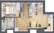 2 pokoje, mieszkanie 44,22 m², piętro 10, oferta nr B/B11-3-180, Gemini G-7, Kielce, Centrum, ul. Górna 7