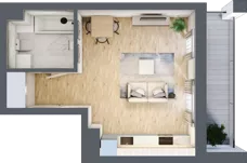 1 pokój, mieszkanie 31,34 m², piętro 10, oferta nr B/B11-6-183, Gemini G-7, Kielce, Centrum, ul. Górna 7