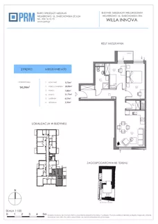 3 pokoje, mieszkanie 54,24 m², piętro 2, oferta nr M20, Willa INNOVA, Wejherowo, Śmiechowo, Śmiechowo-Południe, ul. Śmiechowska 39A