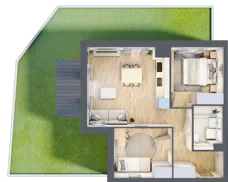 3 pokoje, mieszkanie 49,34 m², parter, oferta nr B6/10, Osiedle przy Błoniach 3 - etap IV, Rumia, Janowo, ul. Błoń Janowskich 
