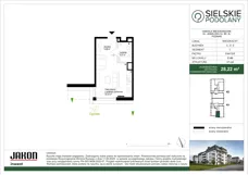 1 pokój, mieszkanie 28,30 m², piętro 1, oferta nr C.A8, Sielskie Podolany, Poznań, Podolany, Podolany, ul. Jasielska 9