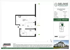3 pokoje, mieszkanie 57,09 m², piętro 1, oferta nr C.B33, Sielskie Podolany, Poznań, Podolany, Podolany, ul. Jasielska 9