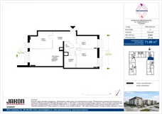 4 pokoje, mieszkanie 71,88 m², parter, oferta nr D.B35, Wieruszowska, Poznań, Grunwald, Junikowo, ul. Wieruszowska 4