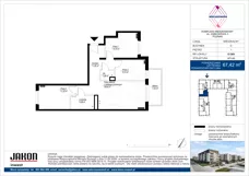 4 pokoje, mieszkanie 67,42 m², piętro 1, oferta nr D.D69, Wieruszowska, Poznań, Grunwald, Junikowo, ul. Wieruszowska 4