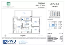 3 pokoje, mieszkanie 76,09 m², piętro 1, oferta nr 19/B, Osiedle Zagajnik - Etap 2, Poznań, Umultowo, Umultowo, ul. Zagajnikowa