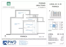 3 pokoje, mieszkanie 76,09 m², piętro 1, oferta nr 22/B, Osiedle Zagajnik - Etap 2, Poznań, Umultowo, Umultowo, ul. Zagajnikowa