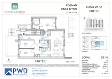 4 pokoje, mieszkanie 85,62 m², parter, oferta nr 28/A, Osiedle Zagajnik - Etap 2, Poznań, Umultowo, Umultowo, ul. Zagajnikowa