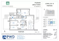 4 pokoje, mieszkanie 85,62 m², parter, oferta nr 30/A, Osiedle Zagajnik - Etap 2, Poznań, Umultowo, Umultowo, ul. Zagajnikowa