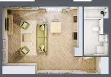 1 pokój, mieszkanie 38,75 m², piętro 4, oferta nr 2.28, Nowe Zabrze, Zabrze, Centrum Północ, ul. Koźlika