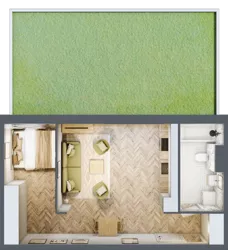 1 pokój, mieszkanie 44,81 m², piętro 1, oferta nr 6.11, Nowe Zabrze, Zabrze, Centrum Północ, ul. Koźlika