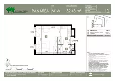 1 pokój, mieszkanie 32,43 m², piętro 3, oferta nr 12, Panarea, Warszawa, Ursus, ul. Ryżowa