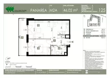 2 pokoje, mieszkanie 46,02 m², piętro 1, oferta nr 125, Panarea, Warszawa, Ursus, ul. Ryżowa