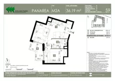 2 pokoje, mieszkanie 36,19 m², piętro 4, oferta nr 59, Panarea, Warszawa, Ursus, ul. Ryżowa