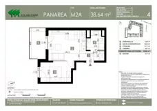 2 pokoje, mieszkanie 38,64 m², piętro 1, oferta nr 4, Panarea, Warszawa, Ursus, ul. Ryżowa