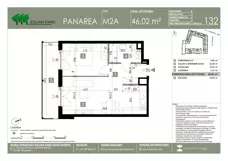 2 pokoje, mieszkanie 46,02 m², piętro 3, oferta nr 132, Panarea, Warszawa, Ursus, ul. Ryżowa