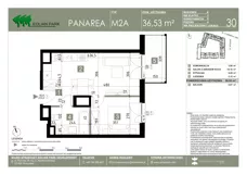 2 pokoje, mieszkanie 36,53 m², piętro 4, oferta nr 30, Panarea, Warszawa, Ursus, ul. Ryżowa