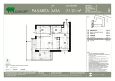 3 pokoje, mieszkanie 51,20 m², piętro 2, oferta nr 8, Panarea, Warszawa, Ursus, ul. Ryżowa