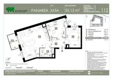 3 pokoje, mieszkanie 55,13 m², piętro 2, oferta nr 112, Panarea, Warszawa, Ursus, ul. Ryżowa