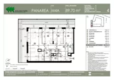 4 pokoje, mieszkanie 89,70 m², piętro 1, oferta nr 4, Panarea, Warszawa, Ursus, ul. Ryżowa