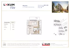 1 pokój, mieszkanie 30,72 m², piętro 4, oferta nr N2-4-38, Lokum Porto, Wrocław, Szczepin, ul. Długa/Gnieźnieńska