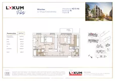 3 pokoje, mieszkanie 62,06 m², piętro 5, oferta nr N2-5-46, Lokum Porto, Wrocław, Szczepin, ul. Długa/Gnieźnieńska