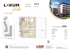 3 pokoje, mieszkanie 53,86 m², parter, oferta nr 8-0-2, Lokum la Vida Etap II, Wrocław, Sołtysowice, ul. Lothara Herbsta