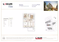 2 pokoje, mieszkanie 37,00 m², parter, oferta nr F1-0-6, Lokum Porto Etap VI, Wrocław, Szczepin, ul. Długa/Gnieźnieńska