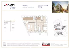 3 pokoje, mieszkanie 60,42 m², piętro 3, oferta nr F1-3-38, Lokum Porto Etap VI, Wrocław, Szczepin, ul. Długa/Gnieźnieńska