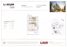 1 pokój, mieszkanie 26,63 m², piętro 9, oferta nr F1-9-65, Lokum Porto Etap VI, Wrocław, Szczepin, ul. Długa/Gnieźnieńska